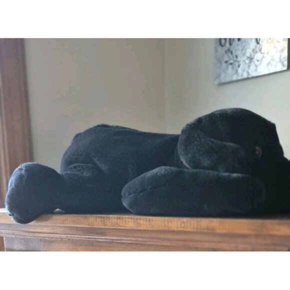 Bass Pro Black Labrador Retriever Realistic Plush Toy Dog Puppy Stuffed Animal - Picture 6 of 11